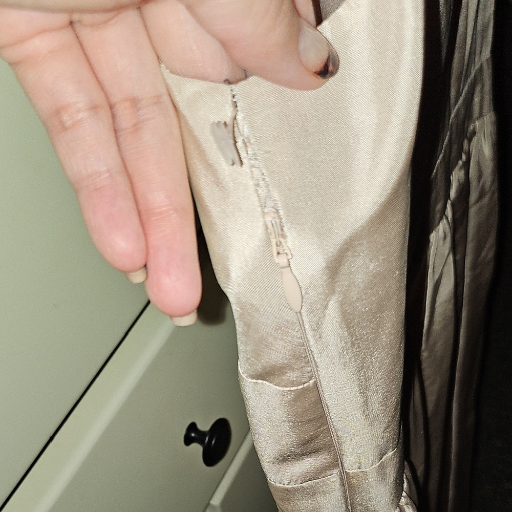 Boden Cream Silk Dress - Picture 4 of 4